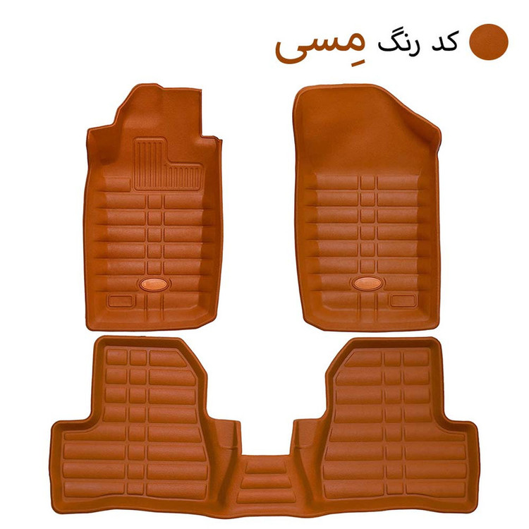 کفپوش سه بعدی خودرو بابل کارپت مدل چرمی مناسب برای پژو 206
