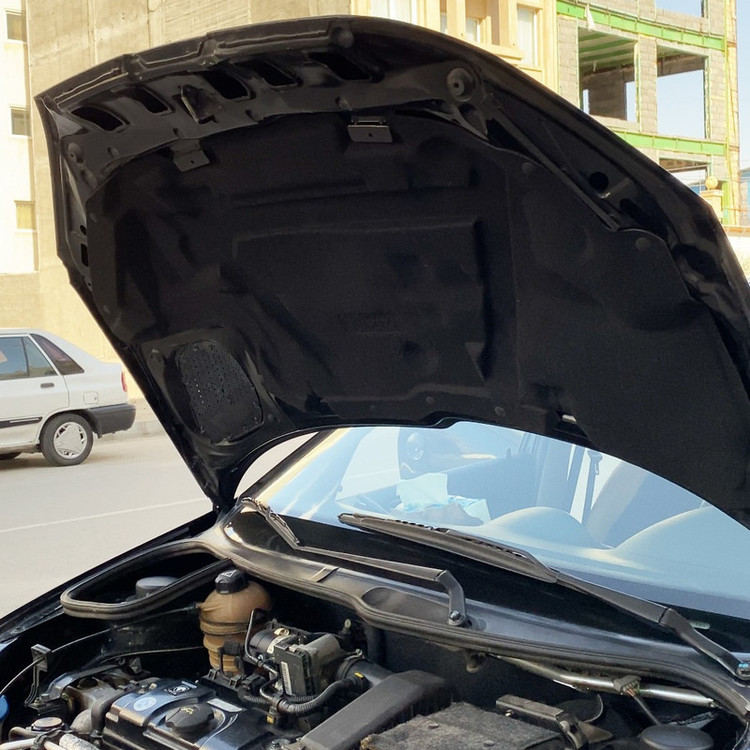 عایق کاپوت خودرو بابل کارپت مدل نمدی مناسب برای 206 صندوقدار